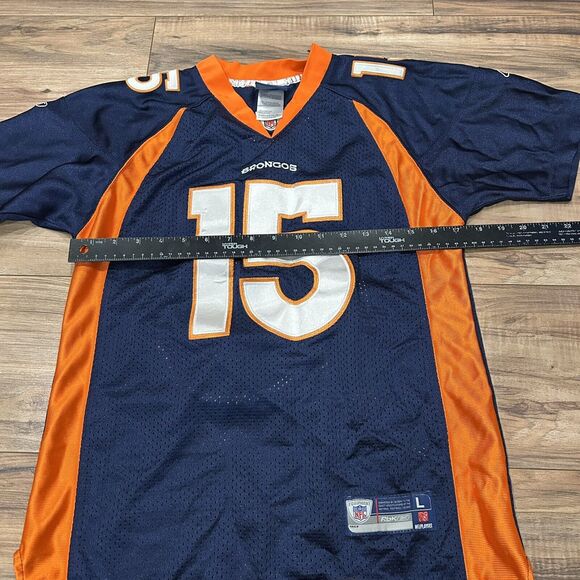 Tim Tebow Denver Broncos Jersey #15 Reebok On-Field Football Youth Large 14-16 - Picture 7 of 9